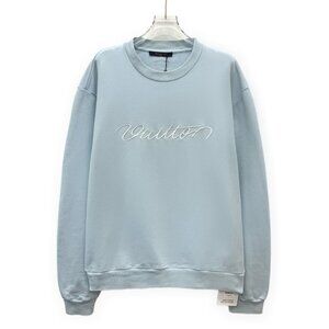 Louis Vuitton 2025 collection light blue cotton sweatshirt